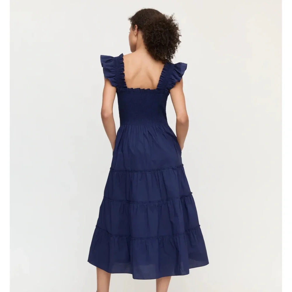 Hill House Ellie Nap Dress in Navy - Picture 4 of 10